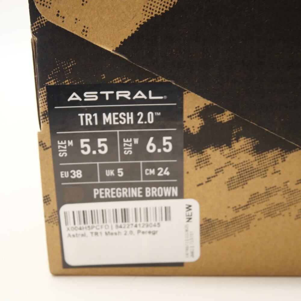 New Astral Women's 6.5 TR1 Mesh Trial Hiking Shoes Men's 5.5  Peregrine Brown - Picture 11 of 12